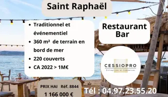 A vendre Fonds de commerce 250m² Saint-Raphaël