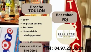 BAR TABAC FDJ CŒUR DE VILLE PROCHE TOULON