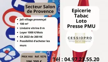 A vendre Fonds de commerce 100m² Salon-de-Provence