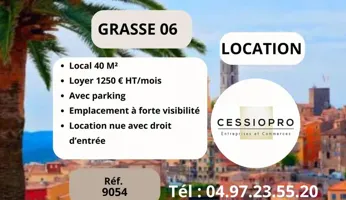 A louer Local commercial  40m² Grasse