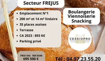 Boulangerie, viennoiserie, snacking   Secteur Fréjus  - Emplacement No 1