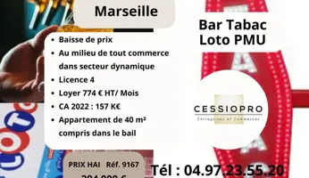 A vendre Fonds de commerce 84m² Marseille 08