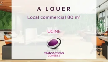 A LOUER 73 UGINE LOCAL COMMERCIAL 80 m² 